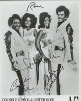 Cornelius Brothers & Sister Rose signed photo. GFA Authenticated
